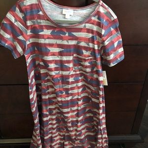 XXS Americana LuLaRoe Carly dress